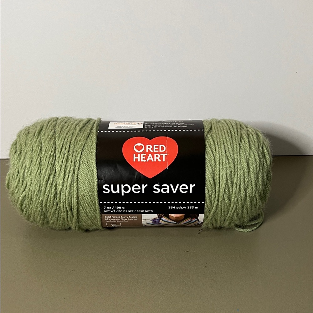RED HEART SUPERSAVER
Frosty Green
